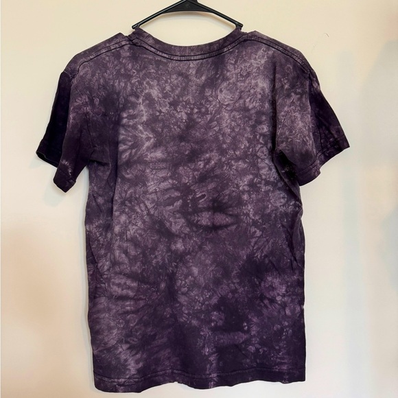 Rolling Stones Purple Tie Dye Band Sleeve Tee 100% Cotton Size SM - Picture 2 of 9
